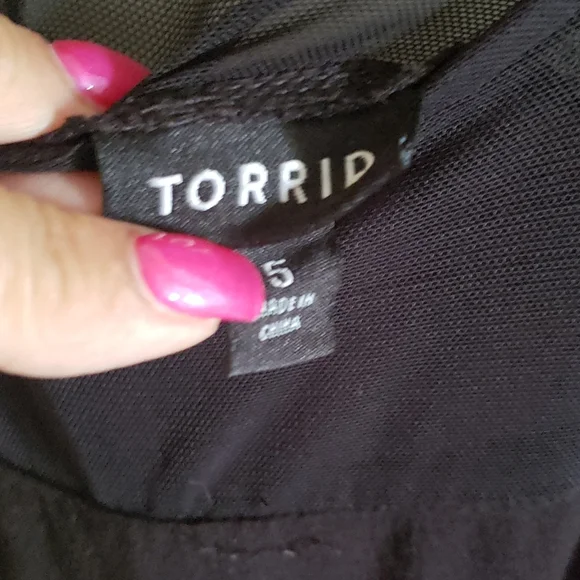 Torrid size 5 Black dress - Picture 4 of 4